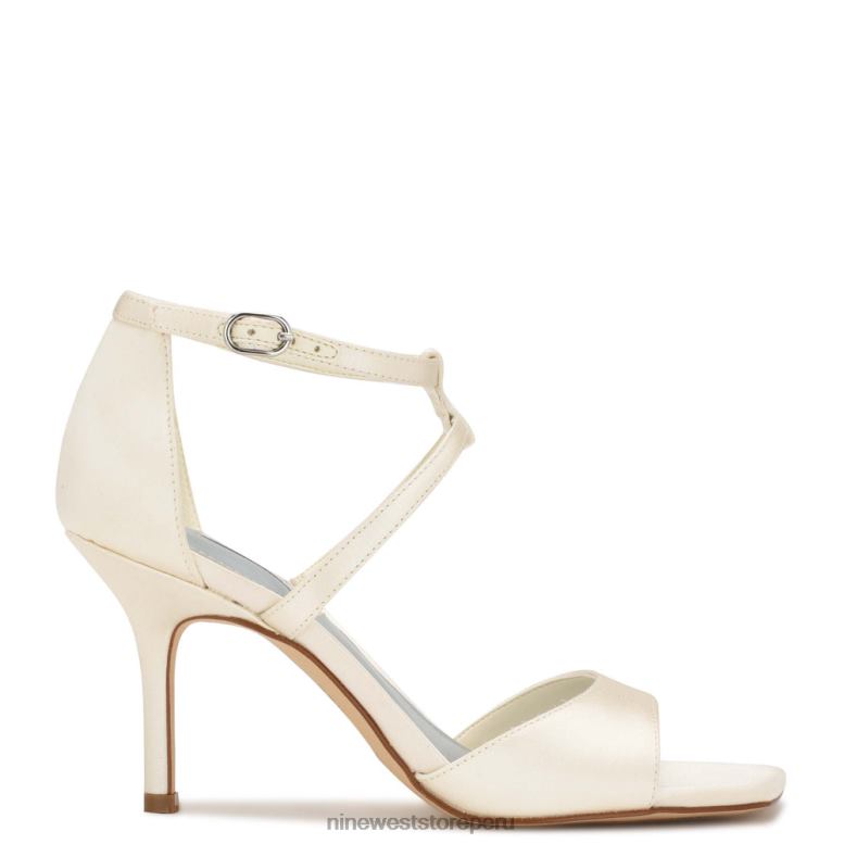 Nine West sandalias de tacón suspiros 8JB4X442 brillo plateado